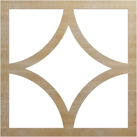 Ekena Millwork Statesman Wood Fretwork Pierced Ceiling Medallion, Hickory, 30"OD x 19 1/4"ID x 1/4"T CMWP30X30X0250STHI
